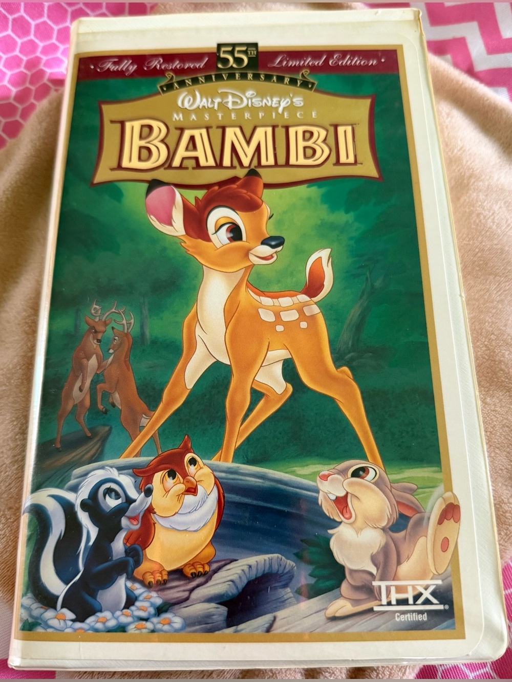 Disney Bambi 55th Anniversary Limited Edition VHS